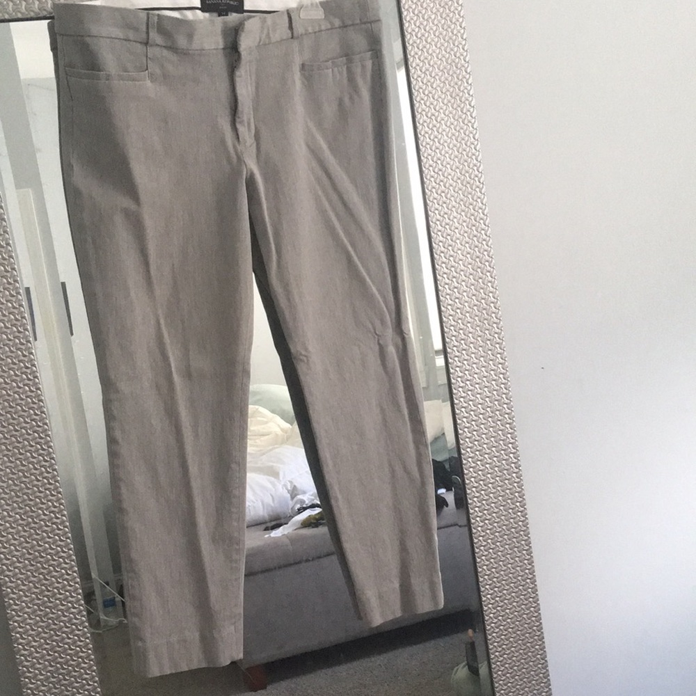 Banana republic gray dress slacks